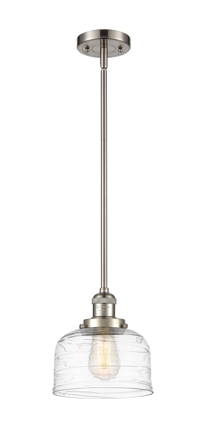 One Light Mini Pendant by Innovations - Franklin Restoration Collection, Brushed Satin Nickel Finish - 201S-SN-G713