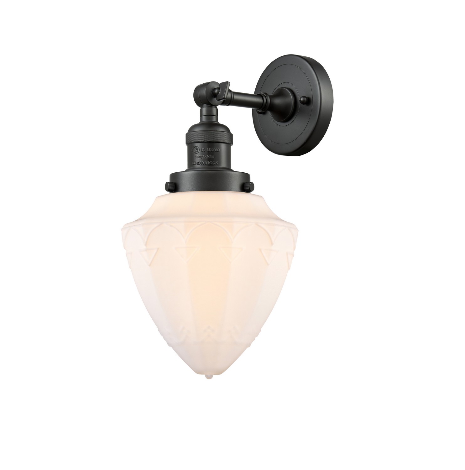One Light Wall Sconce by Innovations - Franklin Restoration Collection, Oil Rubbed Bronze Finish - 203-OB-G661-7
