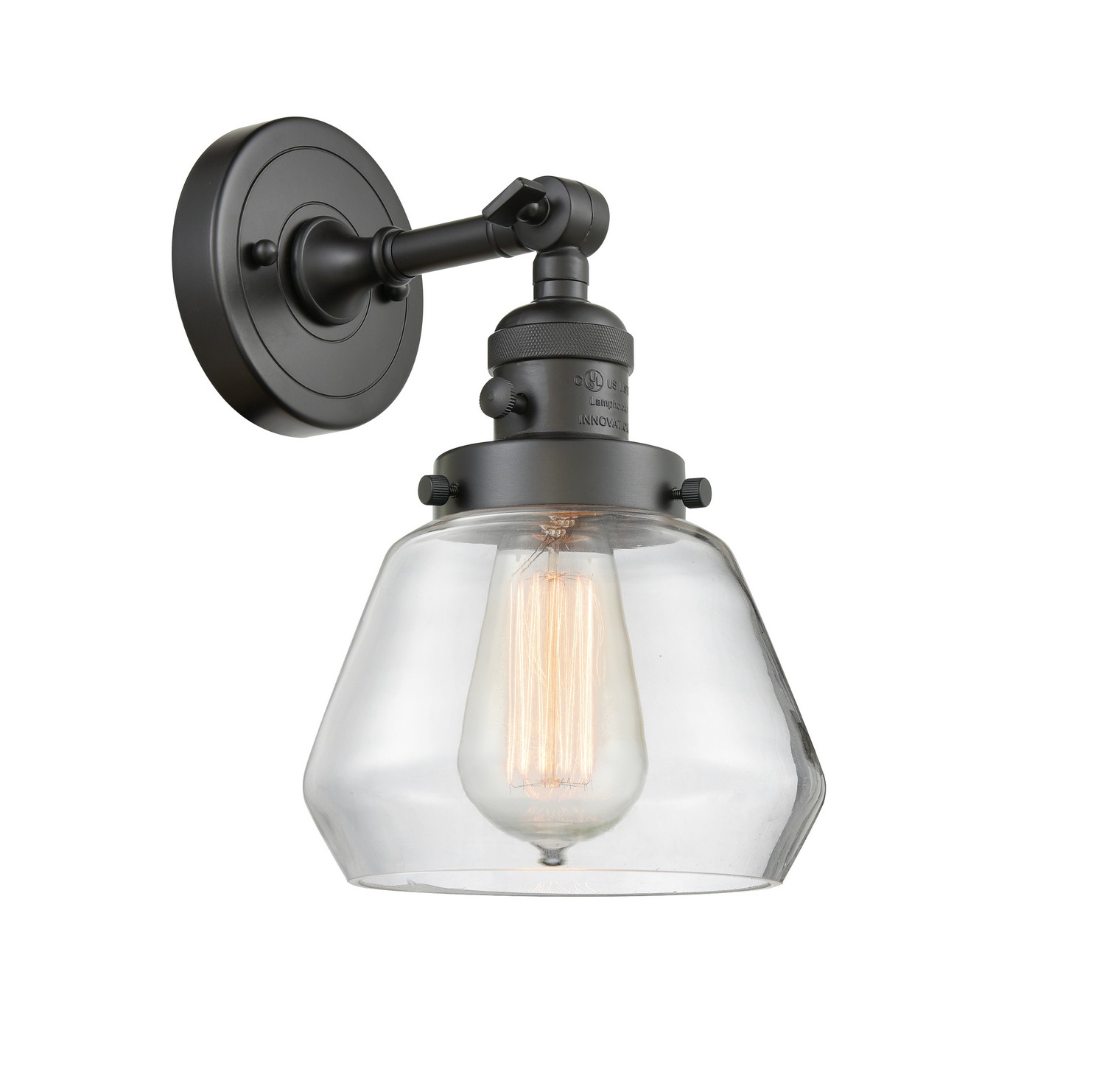 LED Wall Sconce by Innovations - Franklin Restoration Collection, Oil Rubbed Bronze Finish - 203SW-OB-G172-LED