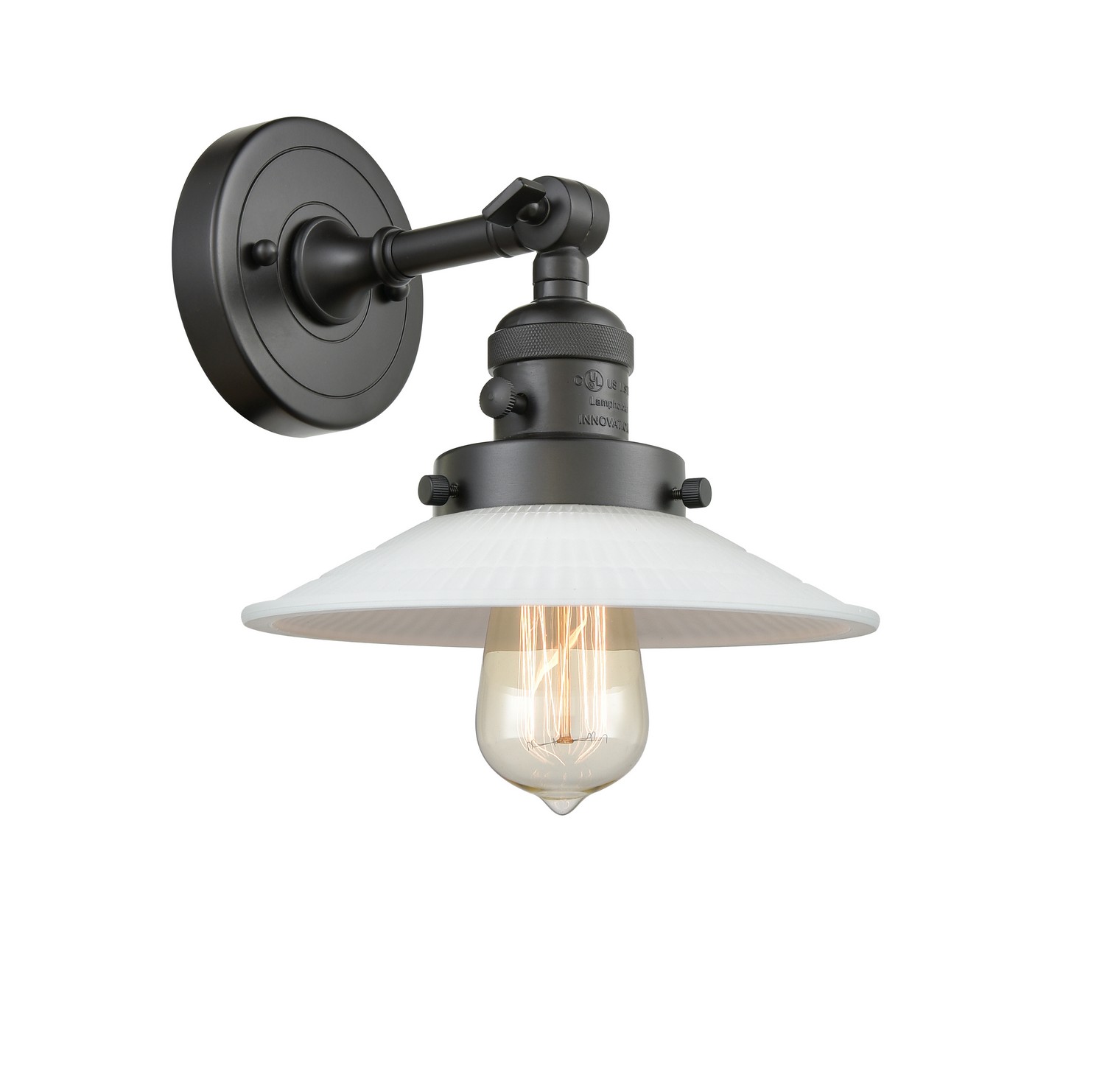 LED Wall Sconce by Innovations - Franklin Restoration Collection, Oil Rubbed Bronze Finish - 203SW-OB-G1-LED
