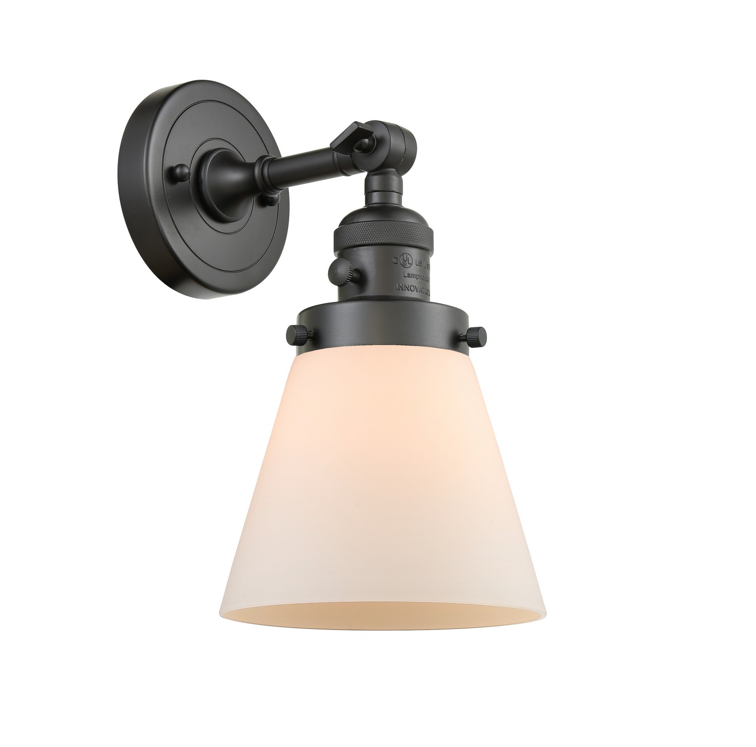 LED Wall Sconce by Innovations - Franklin Restoration Collection, Oil Rubbed Bronze Finish - 203SW-OB-G61-LED