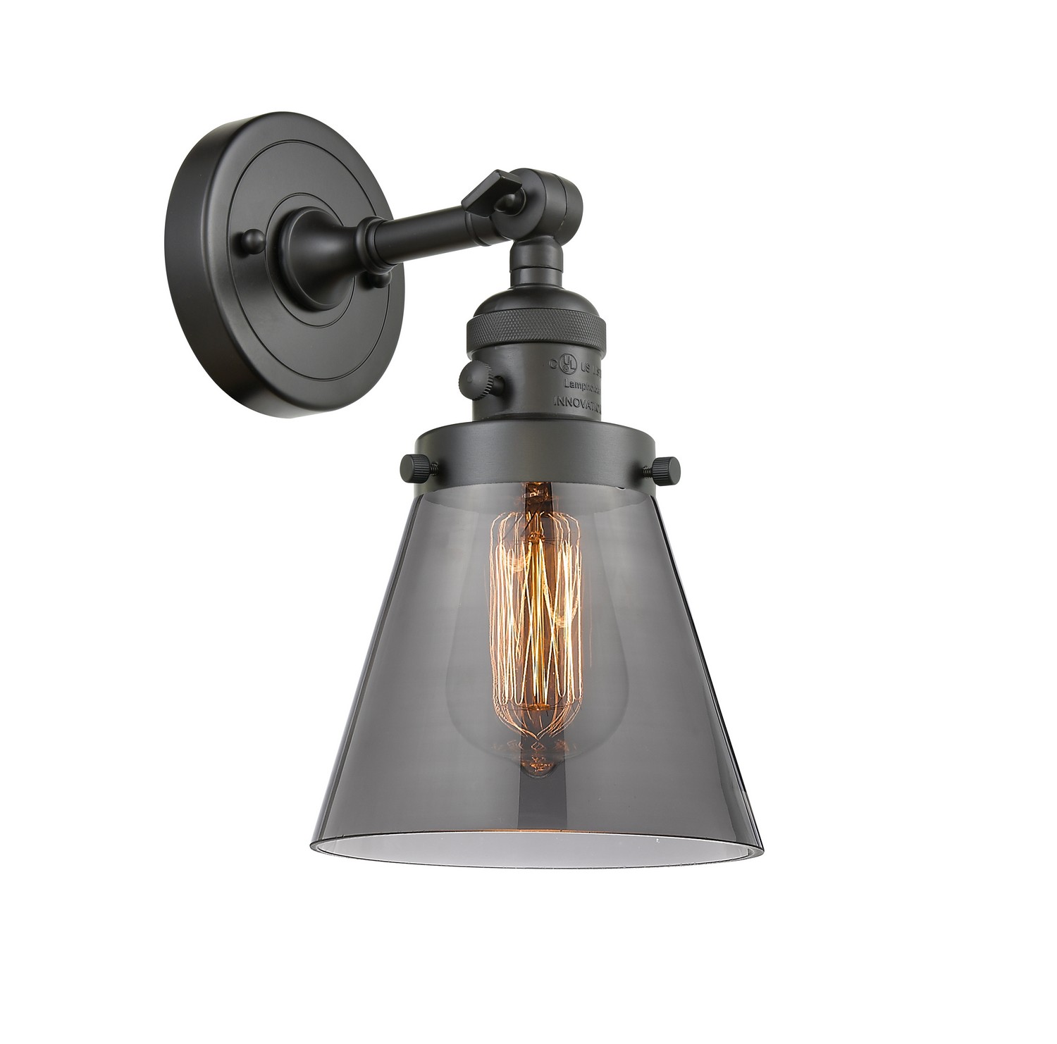 LED Wall Sconce by Innovations - Franklin Restoration Collection, Oil Rubbed Bronze Finish - 203SW-OB-G63-LED