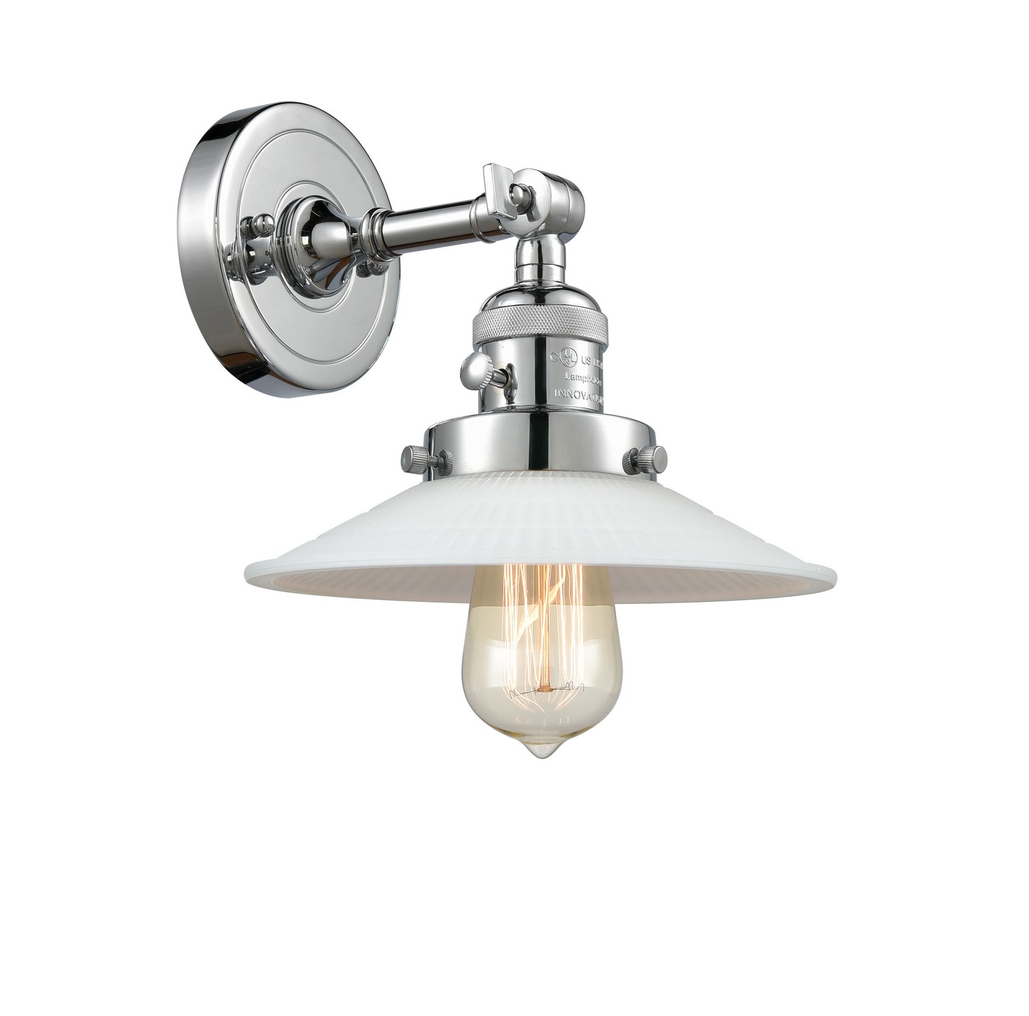 LED Wall Sconce by Innovations - Franklin Restoration Collection, Polished Chrome Finish - 203SW-PC-G1-LED