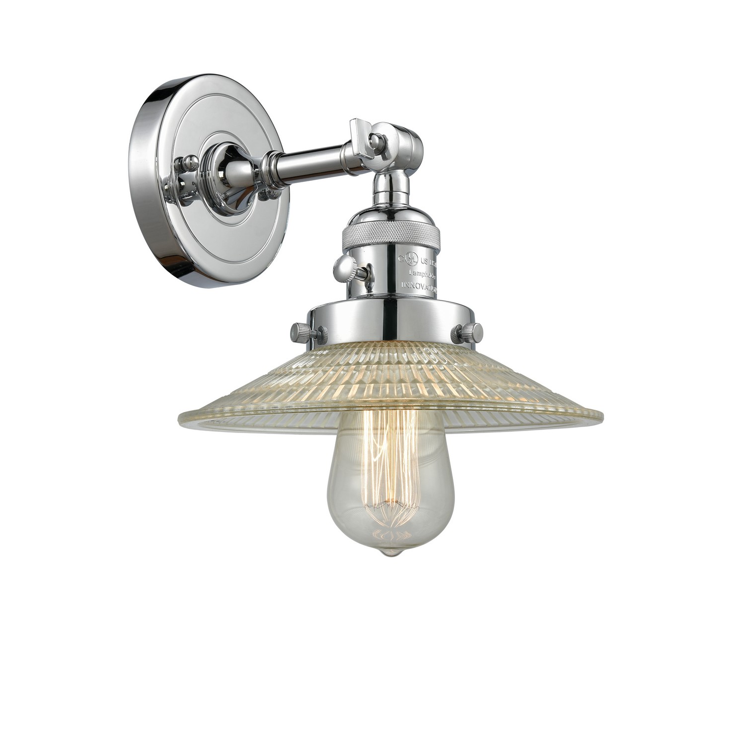 LED Wall Sconce by Innovations - Franklin Restoration Collection, Polished Chrome Finish - 203SW-PC-G2-LED