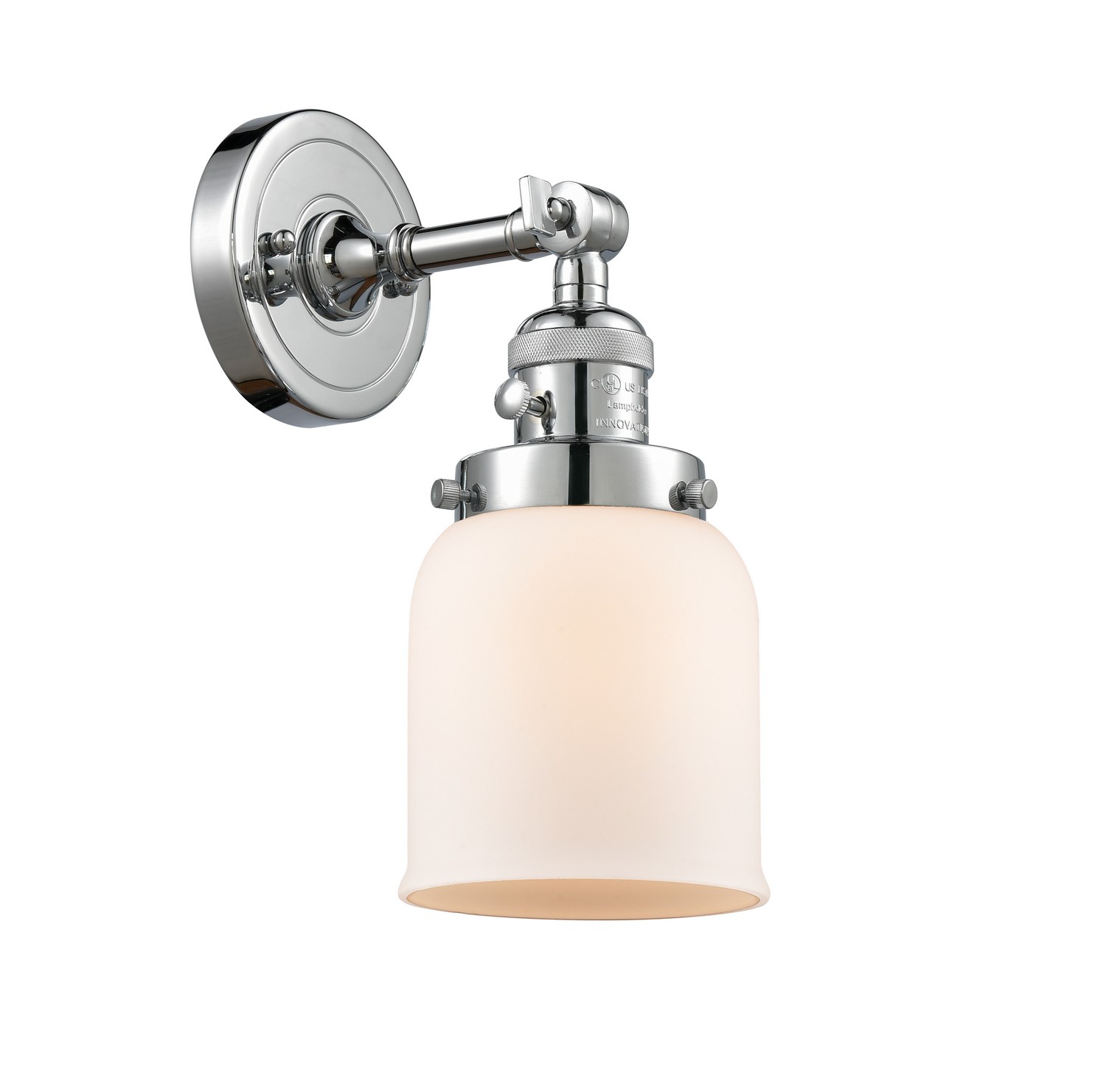 LED Wall Sconce by Innovations - Franklin Restoration Collection, Polished Chrome Finish - 203SW-PC-G51-LED