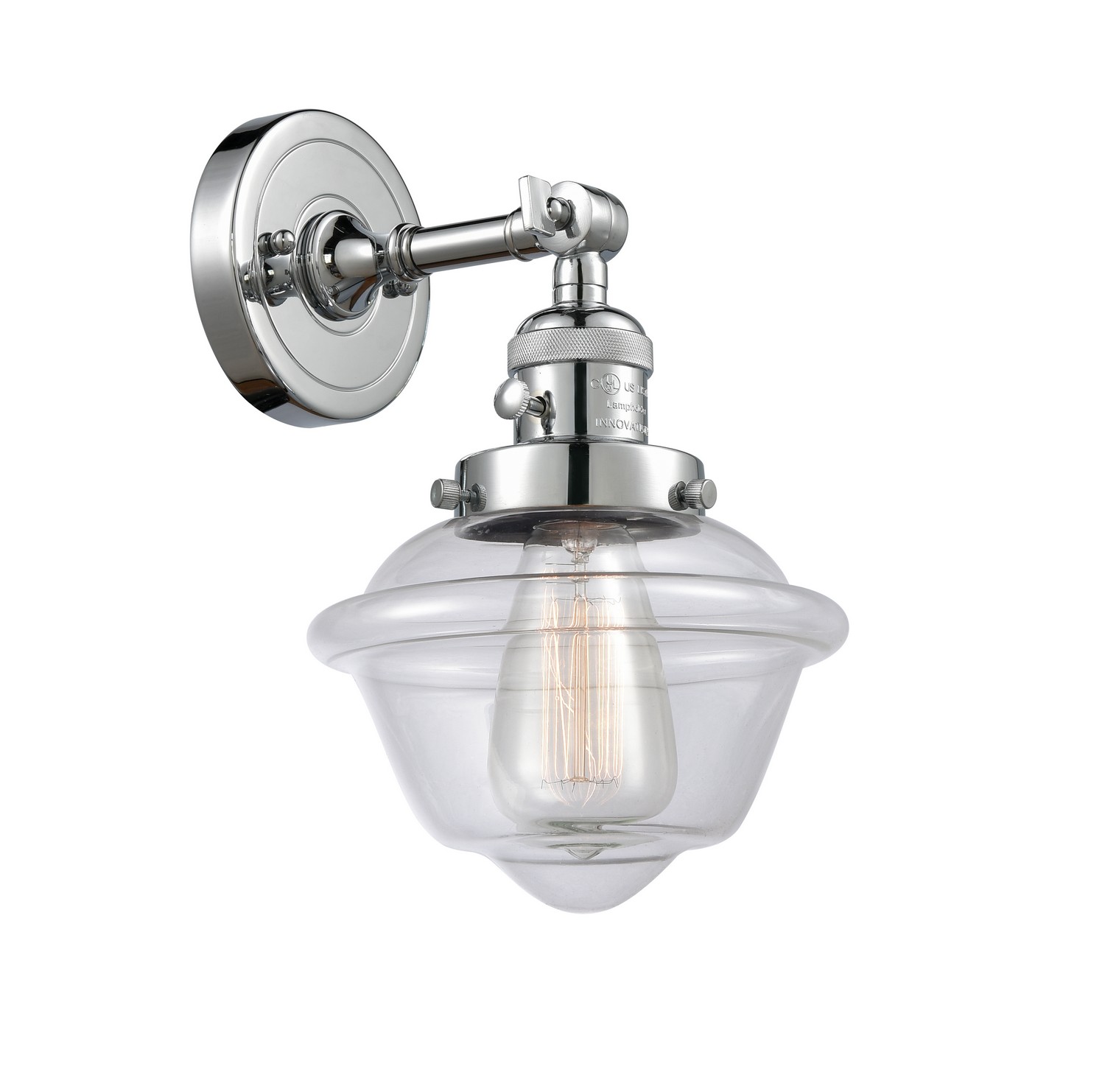 LED Wall Sconce by Innovations - Franklin Restoration Collection, Polished Chrome Finish - 203SW-PC-G532-LED