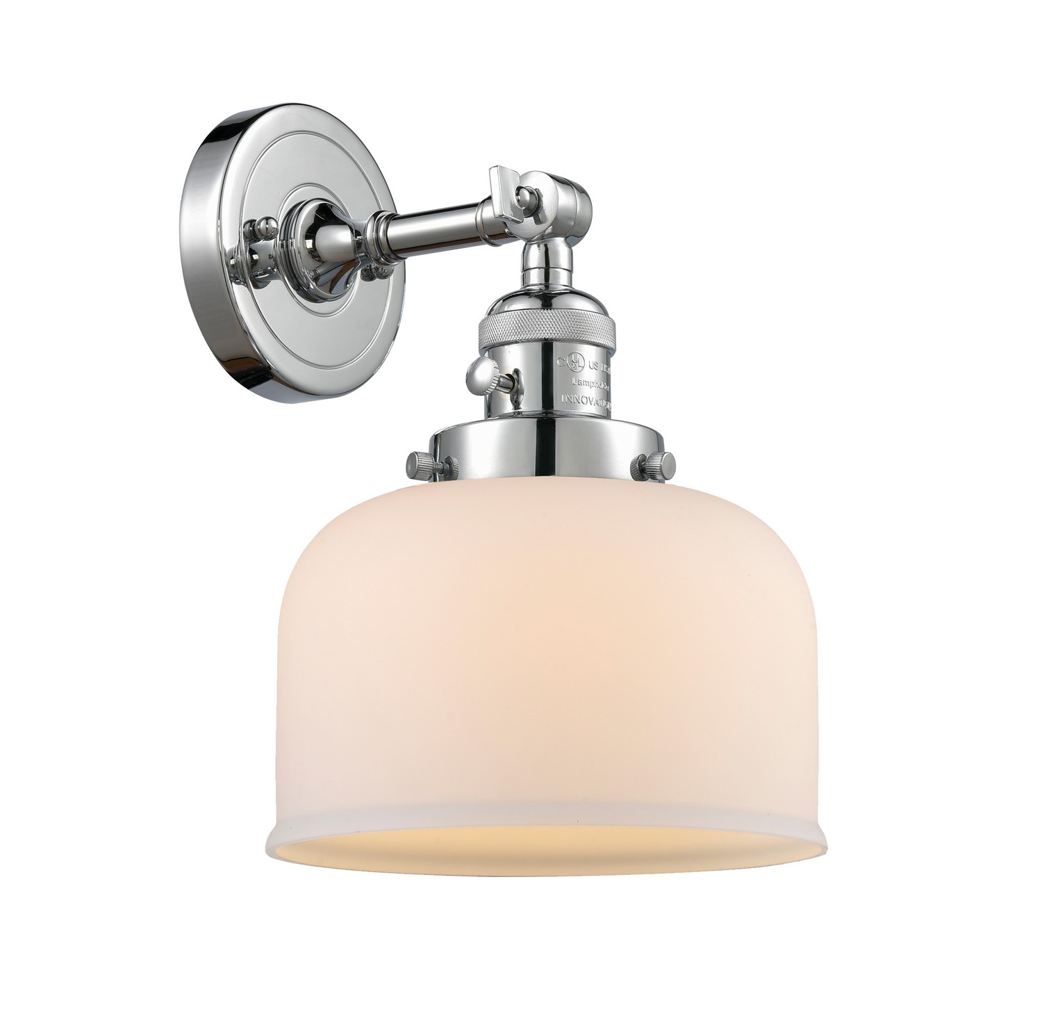 LED Wall Sconce by Innovations - Franklin Restoration Collection, Polished Chrome Finish - 203SW-PC-G71-LED
