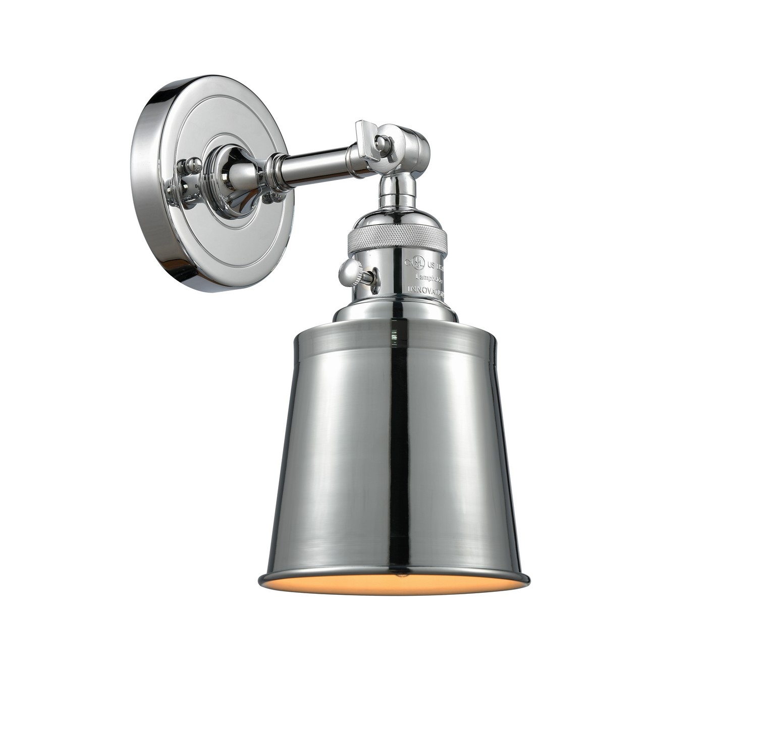 LED Wall Sconce by Innovations - Franklin Restoration Collection, Polished Chrome Finish - 203SW-PC-M9-PC-LED