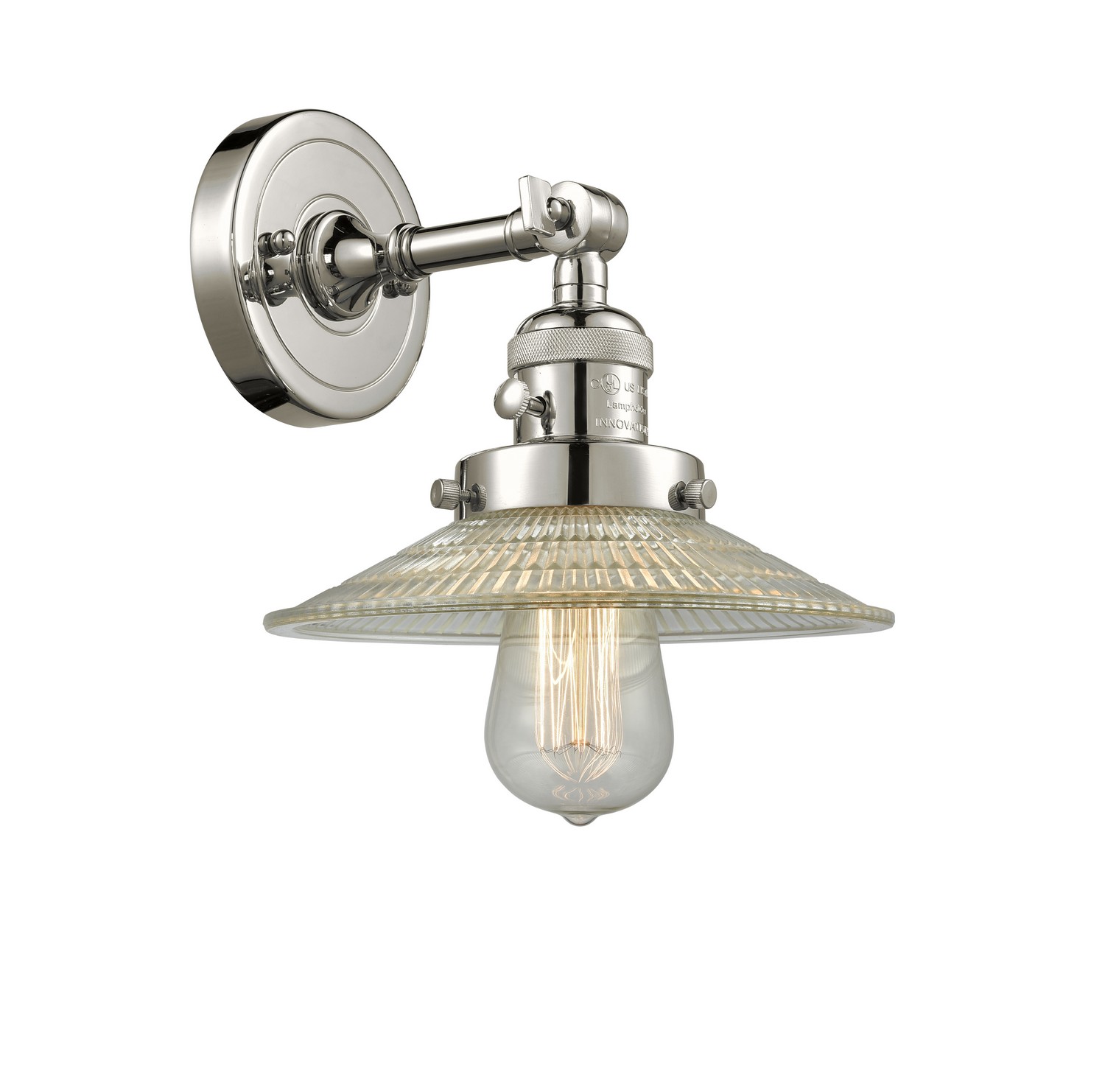 LED Wall Sconce by Innovations - Franklin Restoration Collection, Polished Nickel Finish - 203SW-PN-G2-LED
