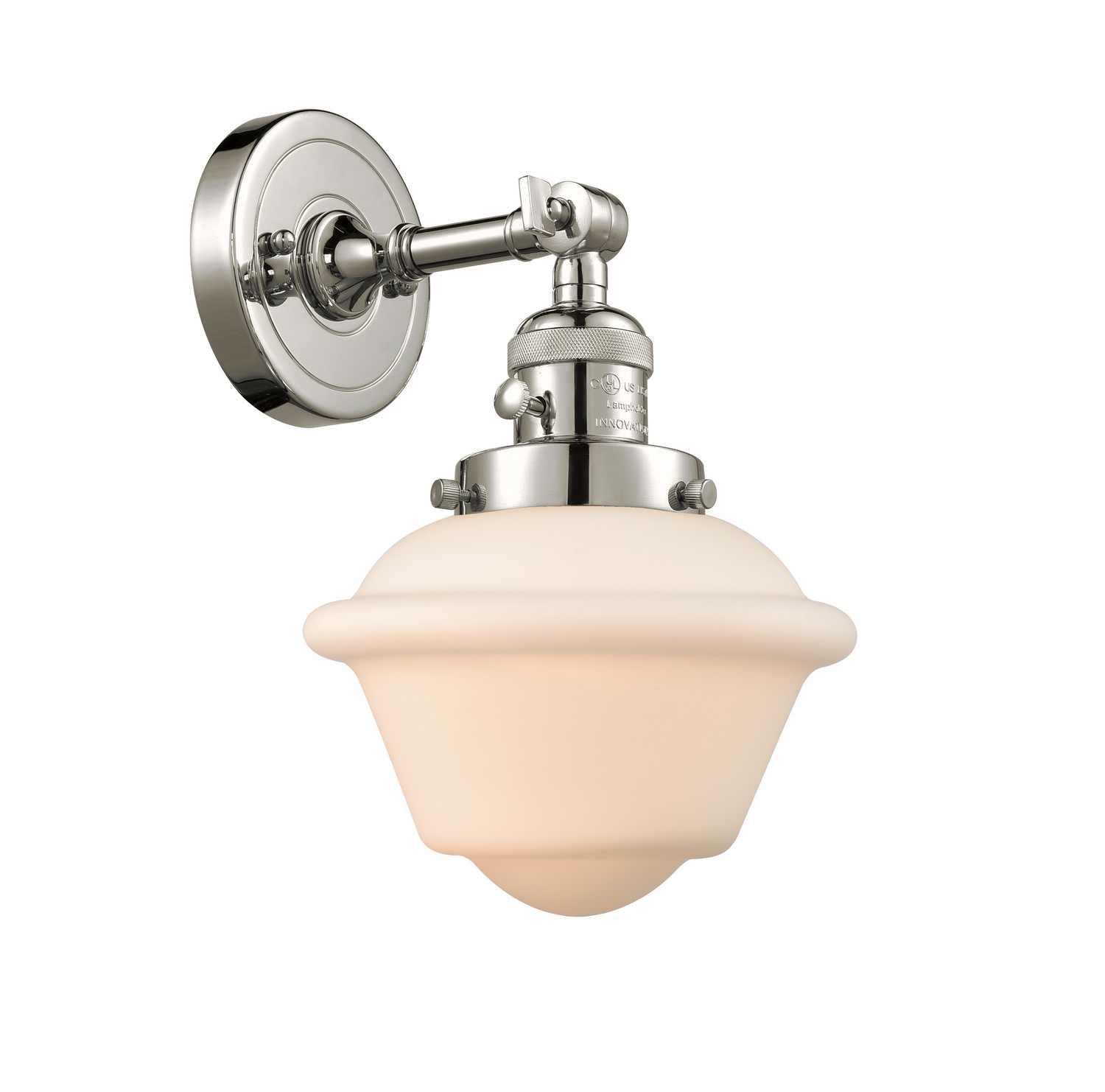 LED Wall Sconce by Innovations - Franklin Restoration Collection, Polished Nickel Finish - 203SW-PN-G531-LED