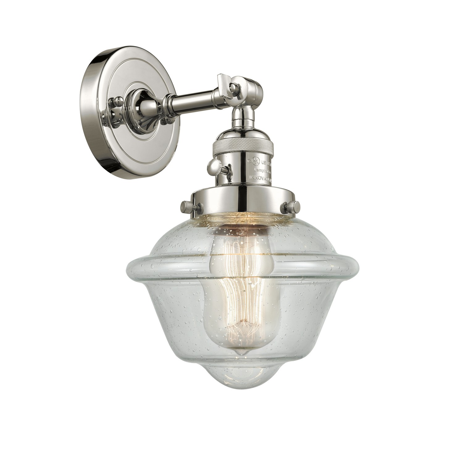 LED Wall Sconce by Innovations - Franklin Restoration Collection, Polished Nickel Finish - 203SW-PN-G534-LED