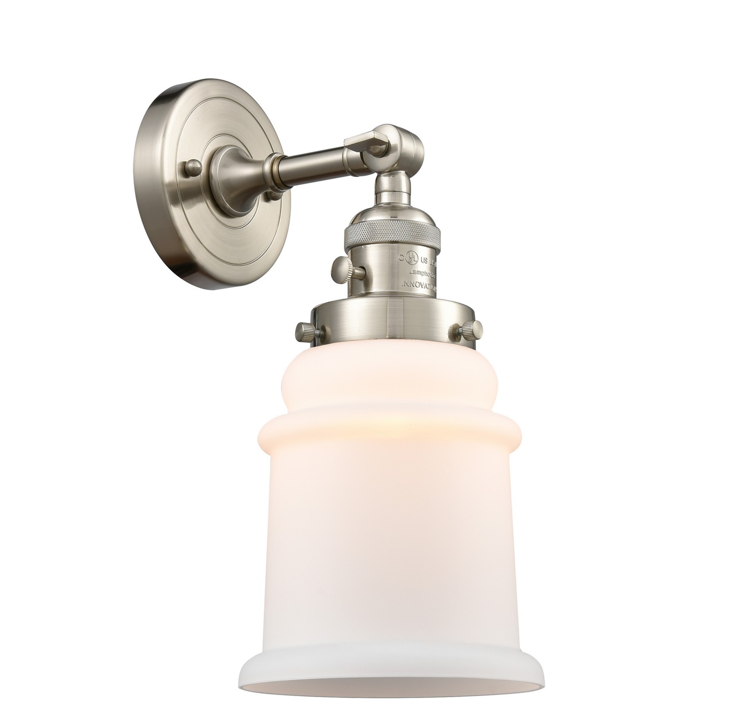 LED Wall Sconce by Innovations - Franklin Restoration Collection, Brushed Satin Nickel Finish - 203SW-SN-G181-LED