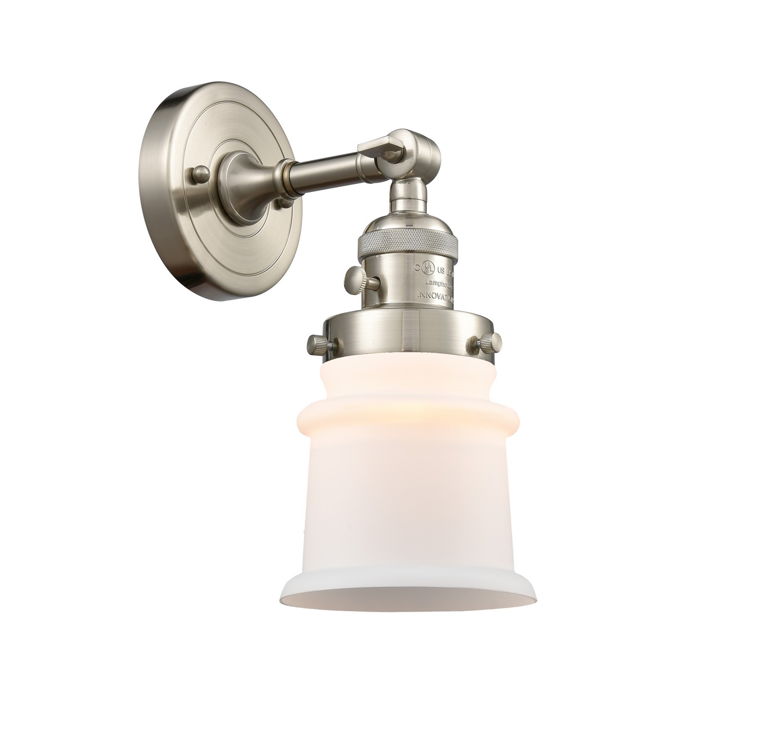 LED Wall Sconce by Innovations - Franklin Restoration Collection, Brushed Satin Nickel Finish - 203SW-SN-G181S-LED