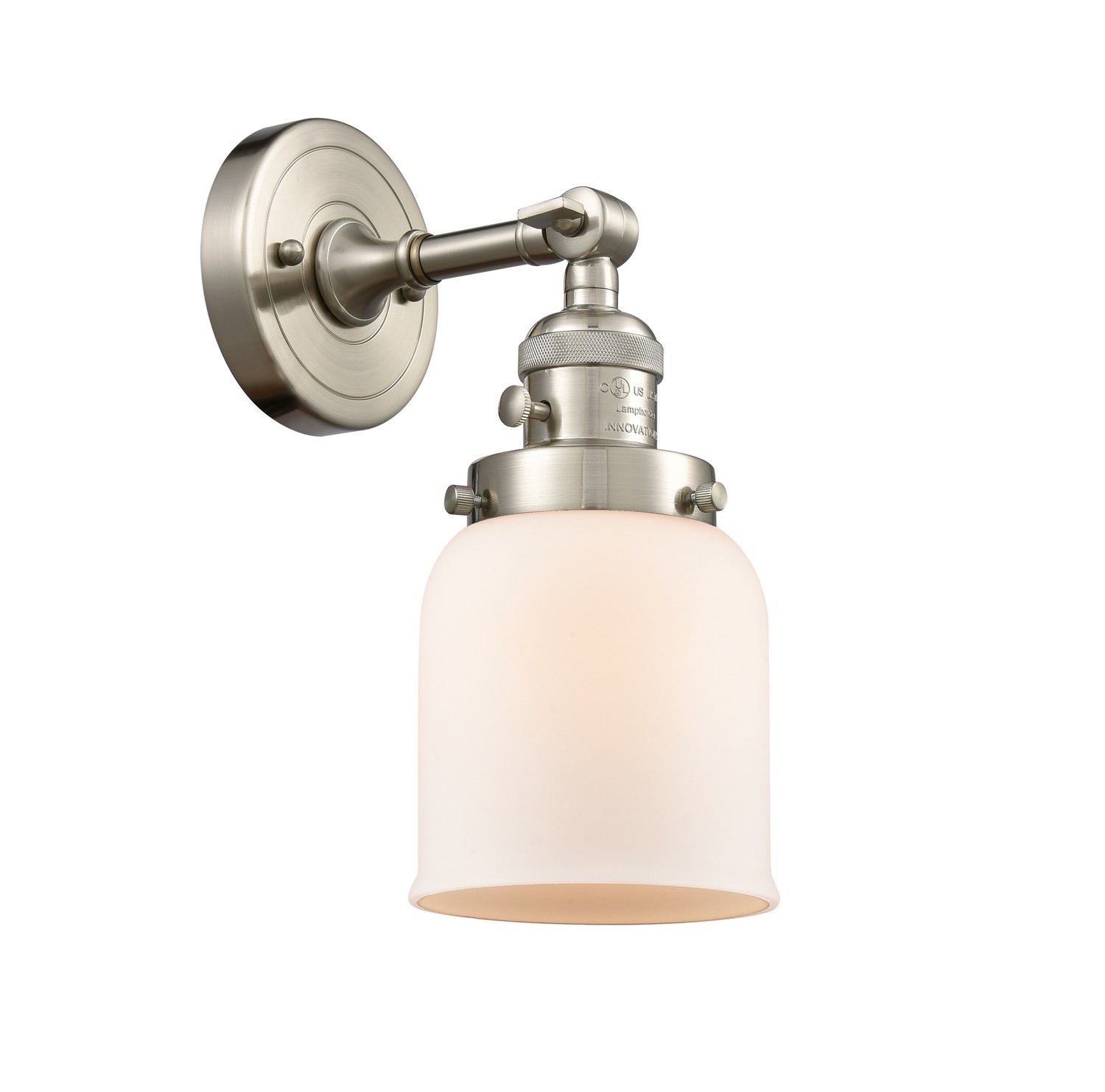 LED Wall Sconce by Innovations - Franklin Restoration Collection, Brushed Satin Nickel Finish - 203SW-SN-G51-LED