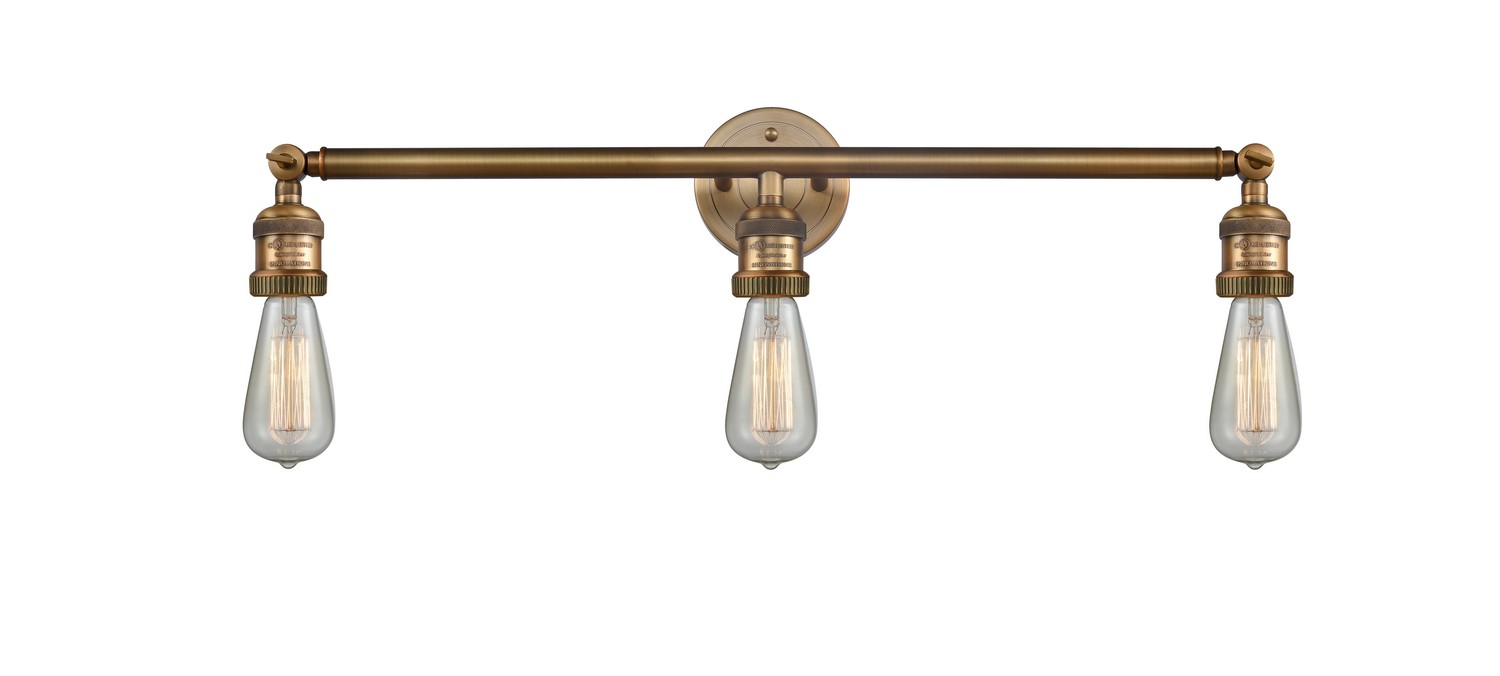 LED Bath Vanity by Innovations - Franklin Restoration Collection, Brushed Brass Finish - 205-BB-LED