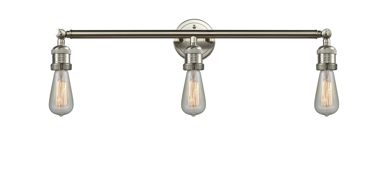 LED Bath Vanity by Innovations - Franklin Restoration Collection, Brushed Satin Nickel Finish - 205-SN-LED