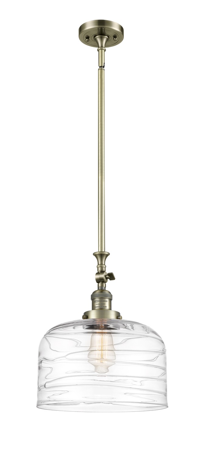 One Light Mini Pendant by Innovations - Franklin Restoration Collection, Antique Brass Finish - 206-AB-G713-L