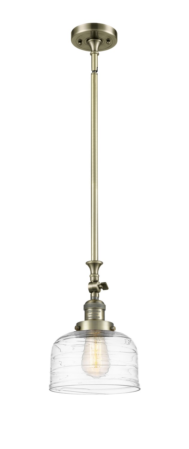 LED Mini Pendant by Innovations - Franklin Restoration Collection, Antique Brass Finish - 206-AB-G713-LED