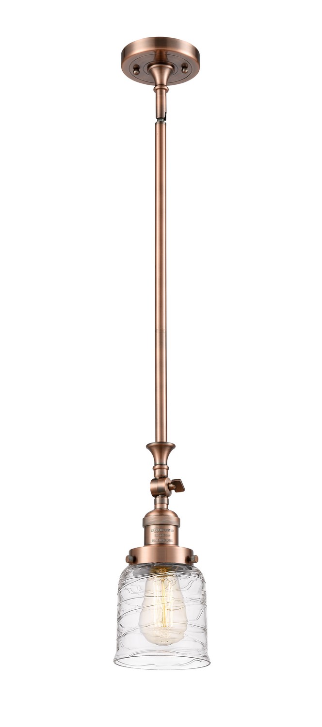 One Light Mini Pendant by Innovations - Franklin Restoration Collection, Antique Copper Finish - 206-AC-G513
