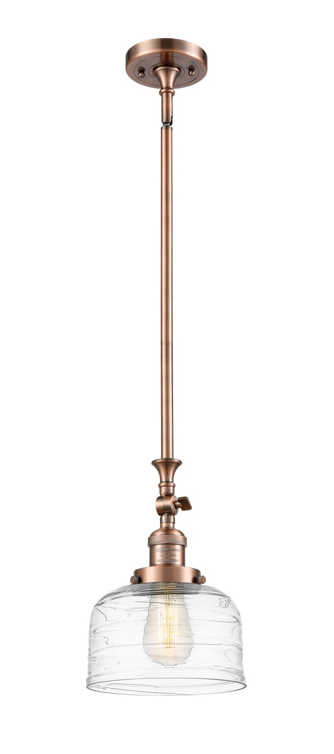 One Light Mini Pendant by Innovations - Franklin Restoration Collection, Antique Copper Finish - 206-AC-G713
