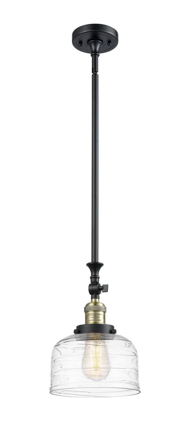 LED Mini Pendant by Innovations - Franklin Restoration Collection, Black Antique Brass Finish - 206-BAB-G713-LED