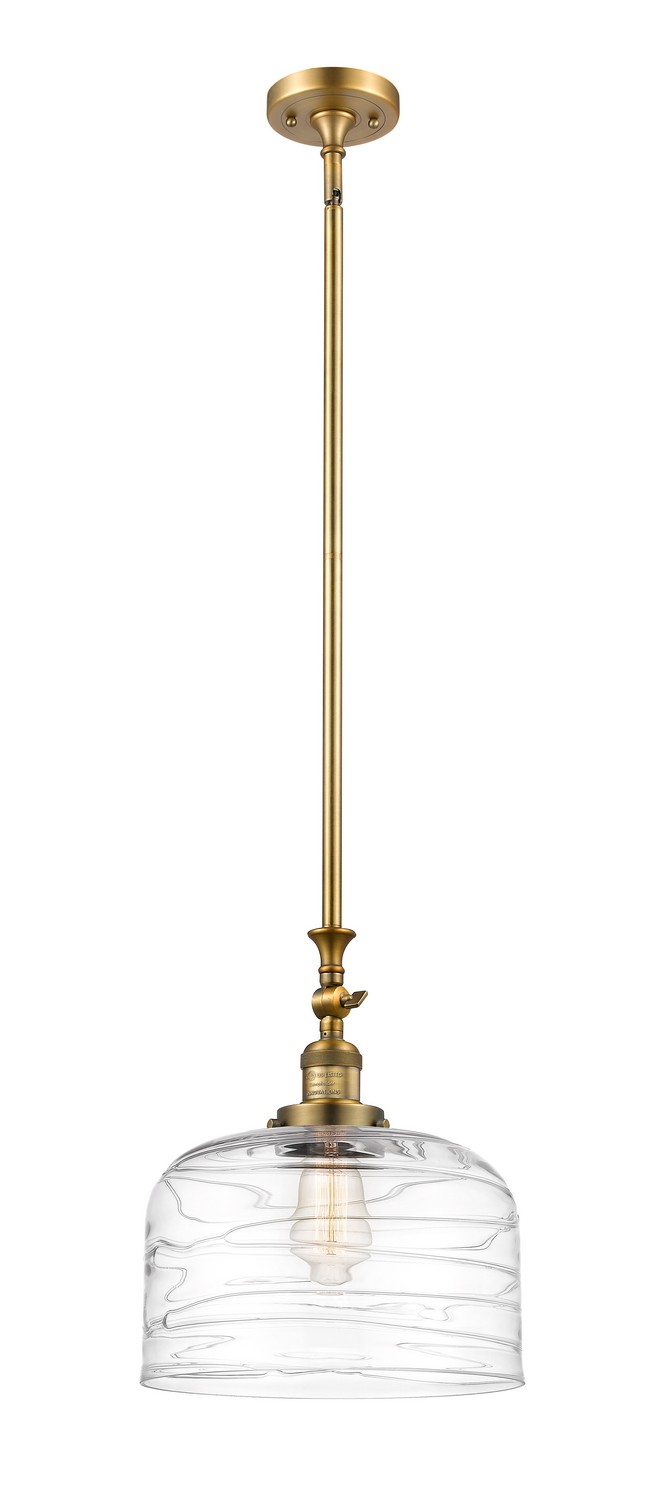 LED Mini Pendant by Innovations - Franklin Restoration Collection, Brushed Brass Finish - 206-BB-G713-L-LED