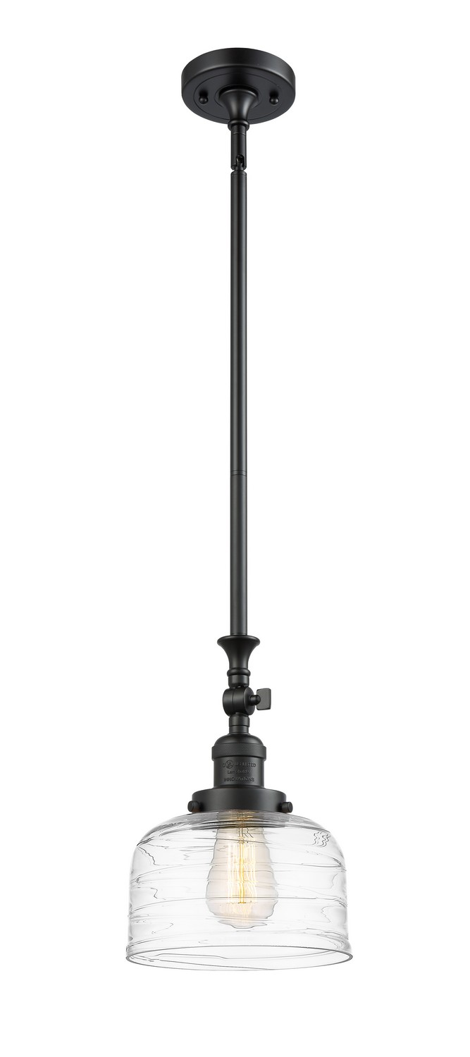 LED Mini Pendant by Innovations - Franklin Restoration Collection, Matte Black Finish - 206-BK-G713-LED