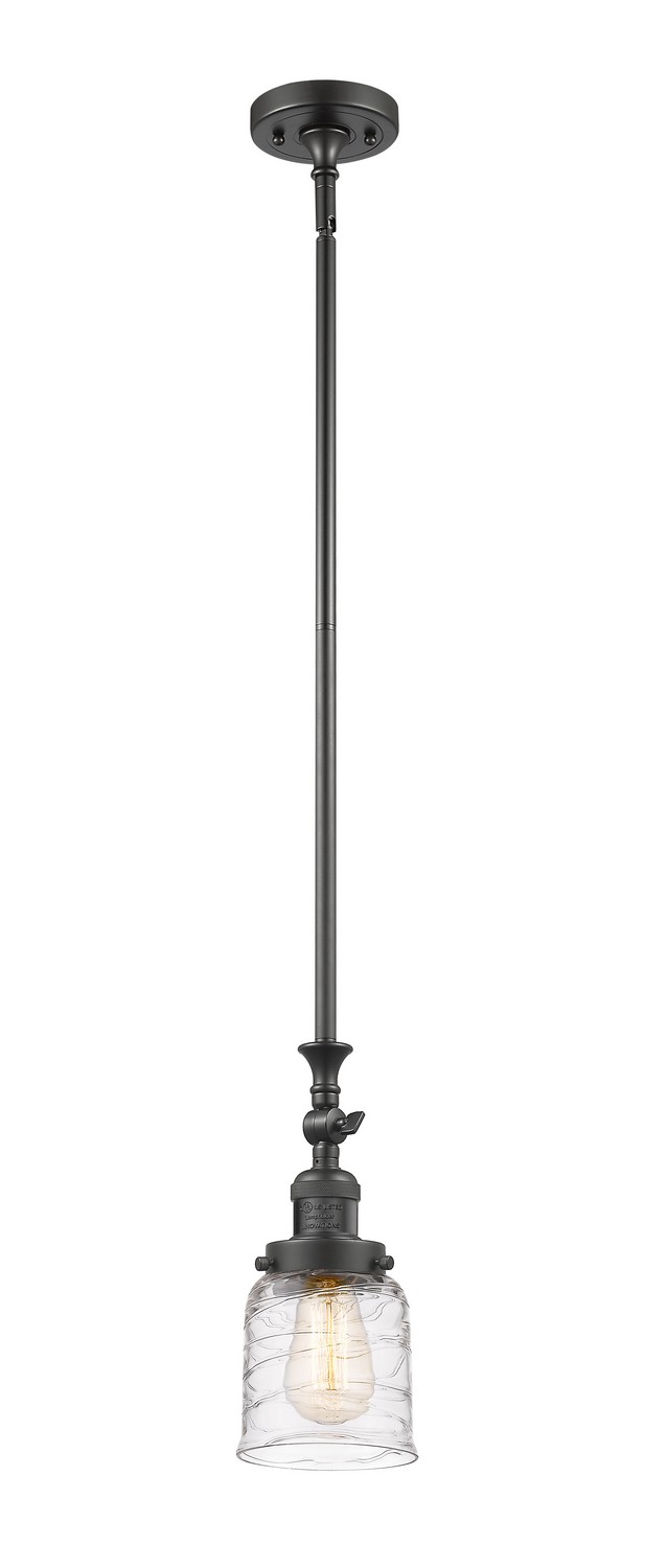 LED Mini Pendant by Innovations - Franklin Restoration Collection, Oil Rubbed Bronze Finish - 206-OB-G513-LED