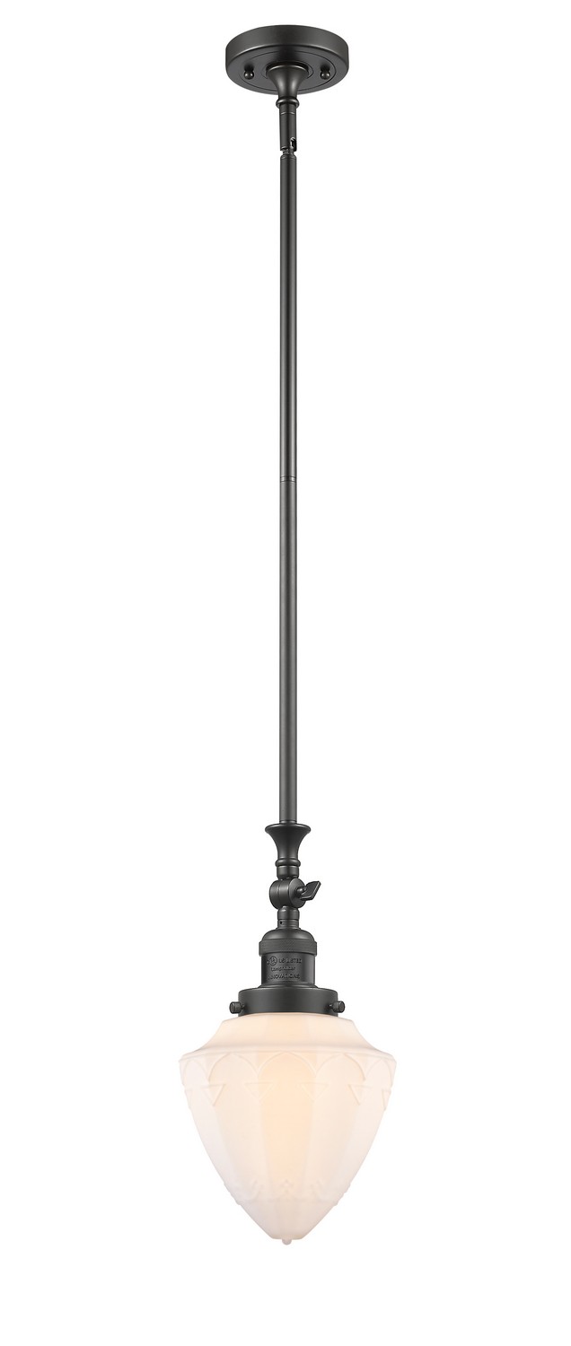 LED Mini Pendant by Innovations - Franklin Restoration Collection, Oil Rubbed Bronze Finish - 206-OB-G661-7-LED