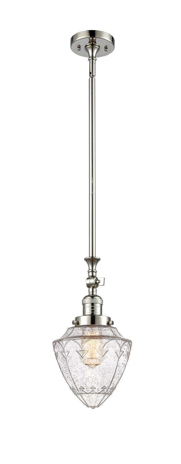 LED Mini Pendant by Innovations - Franklin Restoration Collection, Polished Nickel Finish - 206-PN-G664-7-LED