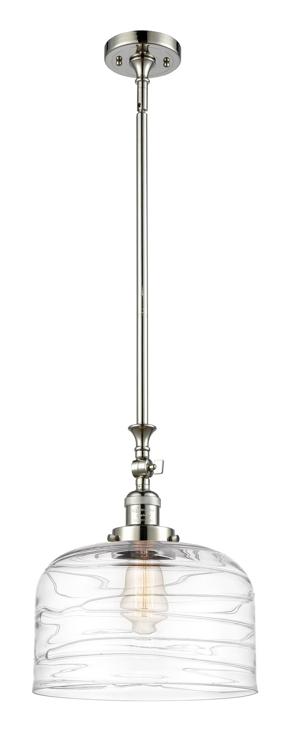 LED Mini Pendant by Innovations - Franklin Restoration Collection, Polished Nickel Finish - 206-PN-G713-L-LED