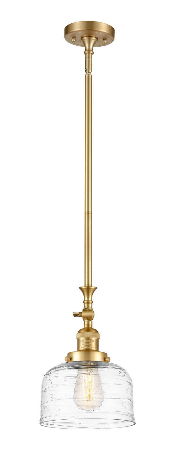 LED Mini Pendant by Innovations - Franklin Restoration Collection, Satin Gold Finish - 206-SG-G713-LED