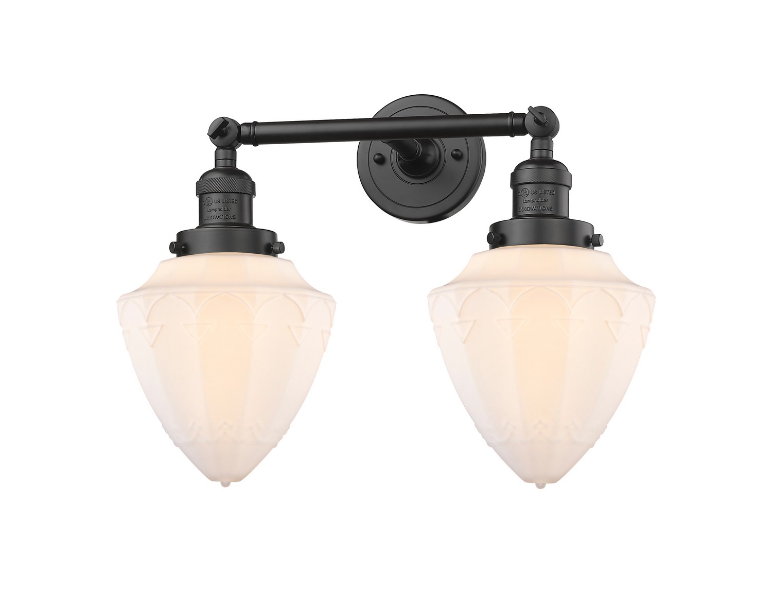 Two Light Bath Vanity by Innovations - Franklin Restoration Collection, Oil Rubbed Bronze Finish - 208-OB-G661-7