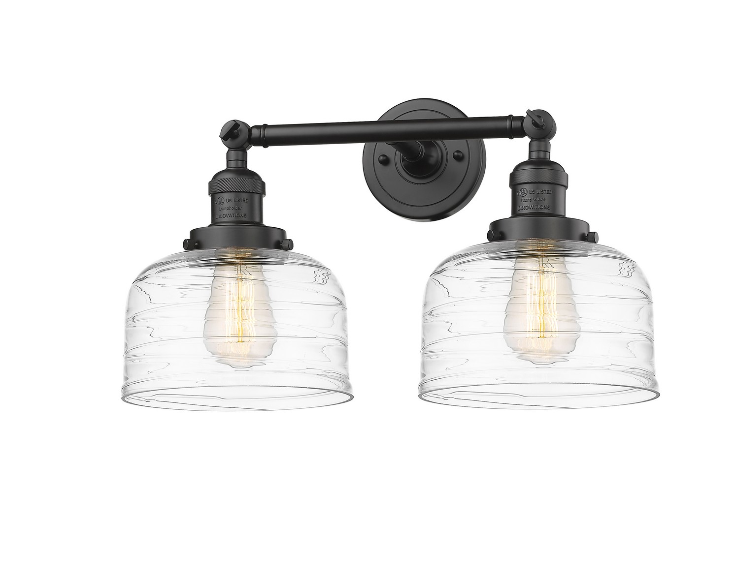 Two Light Bath Vanity by Innovations - Franklin Restoration Collection, Oil Rubbed Bronze Finish - 208-OB-G713