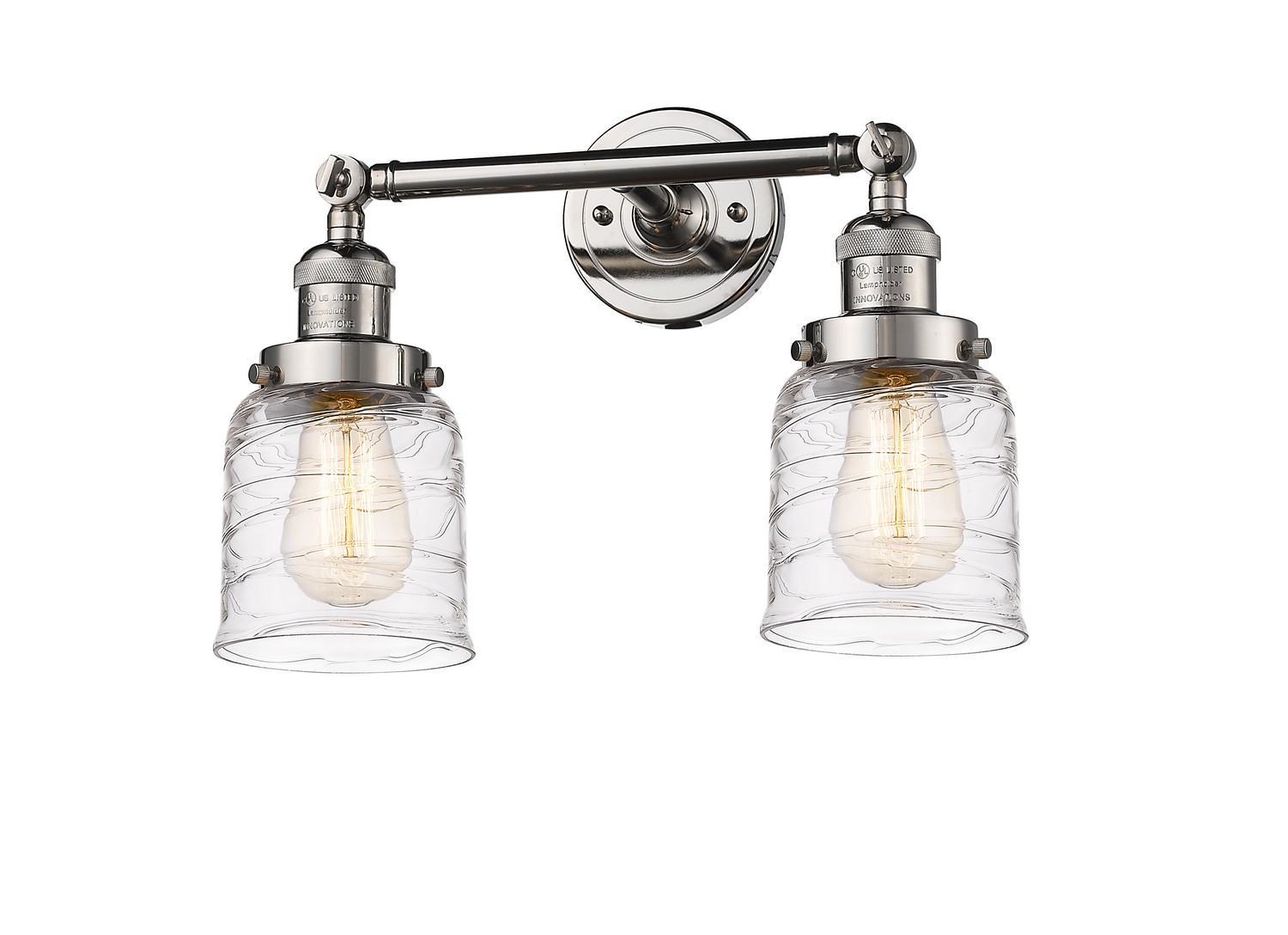 LED Bath Vanity by Innovations - Franklin Restoration Collection, Polished Nickel Finish - 208-PN-G513-LED