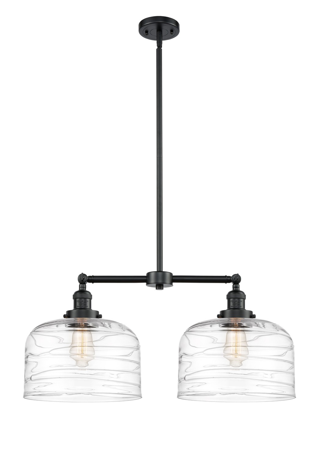 LED Island Pendant by Innovations - Franklin Restoration Collection, Oil Rubbed Bronze Finish - 209-OB-G713-L-LED