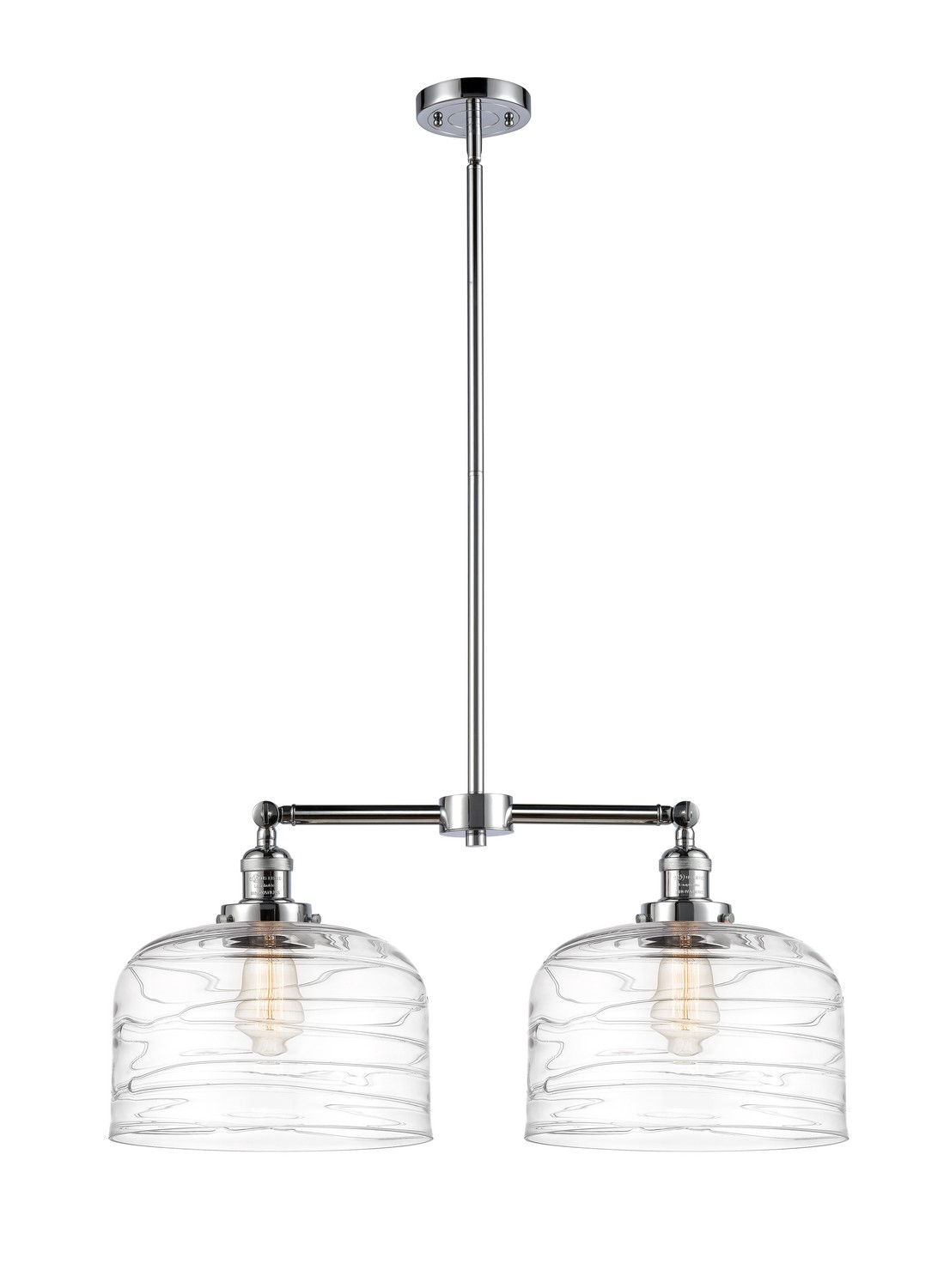 LED Island Pendant by Innovations - Franklin Restoration Collection, Polished Chrome Finish - 209-PC-G713-L-LED