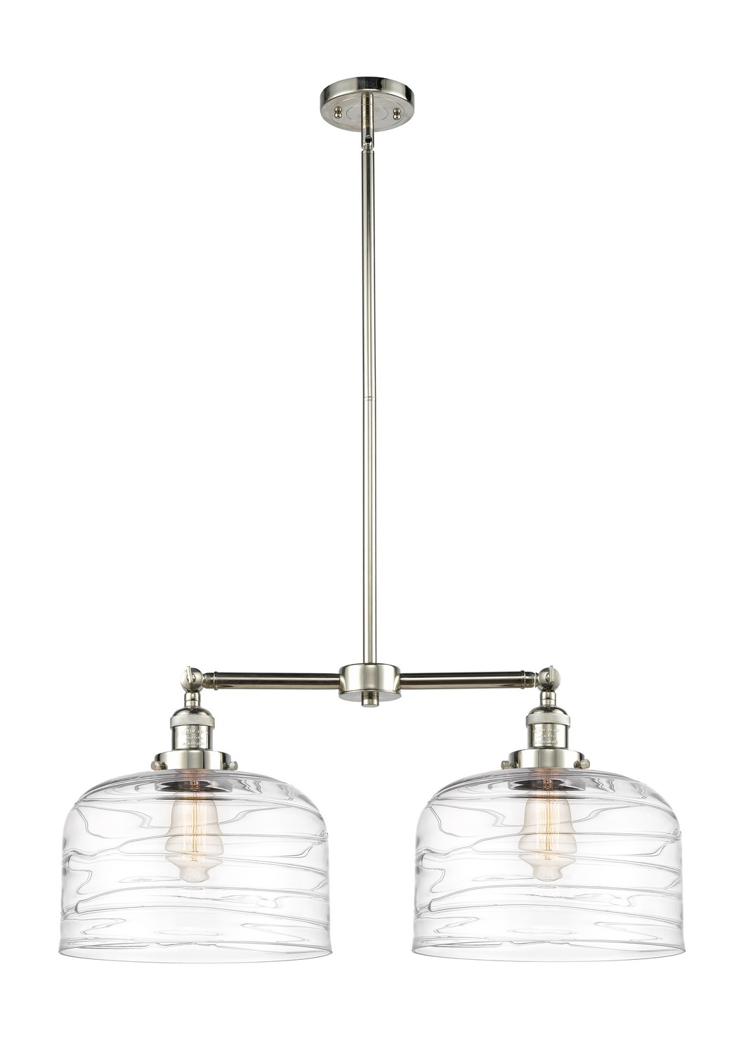 LED Island Pendant by Innovations - Franklin Restoration Collection, Polished Nickel Finish - 209-PN-G713-L-LED
