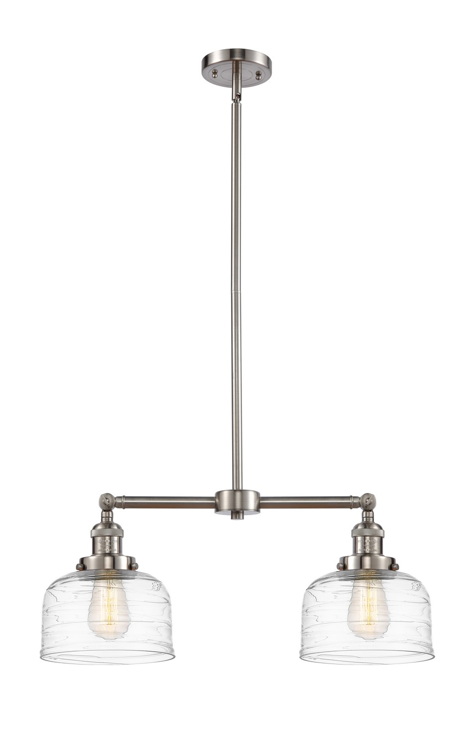 LED Island Pendant by Innovations - Franklin Restoration Collection, Brushed Satin Nickel Finish - 209-SN-G713-LED