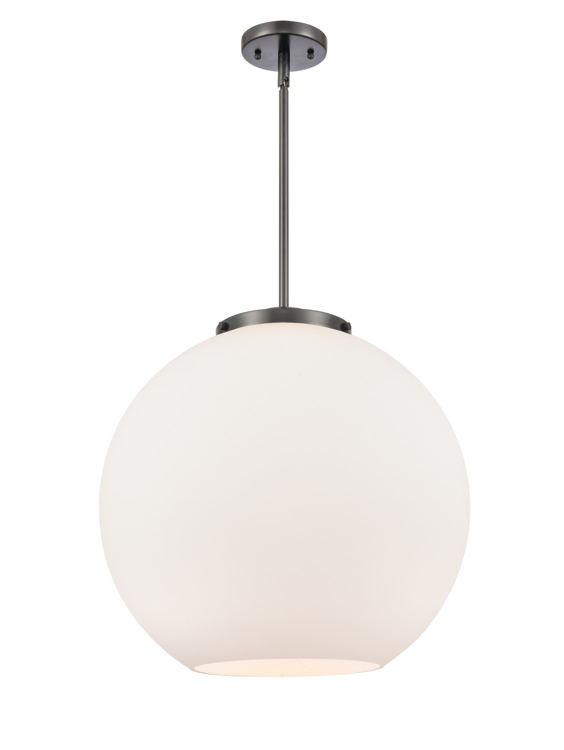 LED Pendant by Innovations - Essex Collection, Matte Black Finish - 221-1S-BK-G121-18-LED