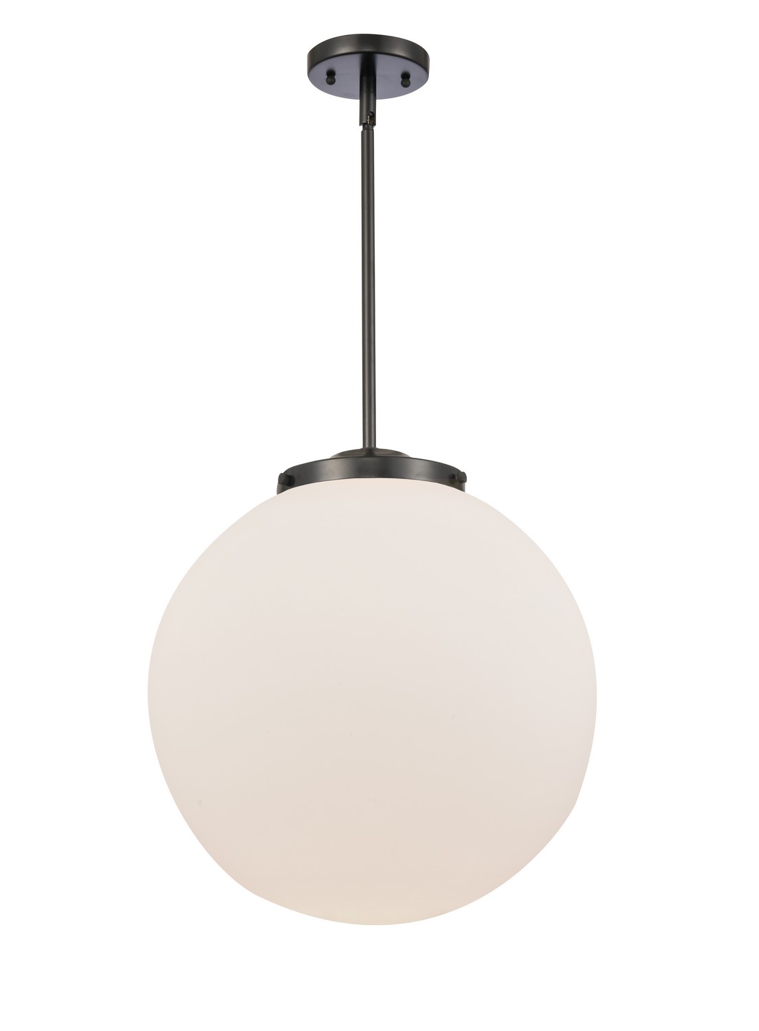 LED Pendant by Innovations - Essex Collection, Matte Black Finish - 221-1S-BK-G201-16-LED
