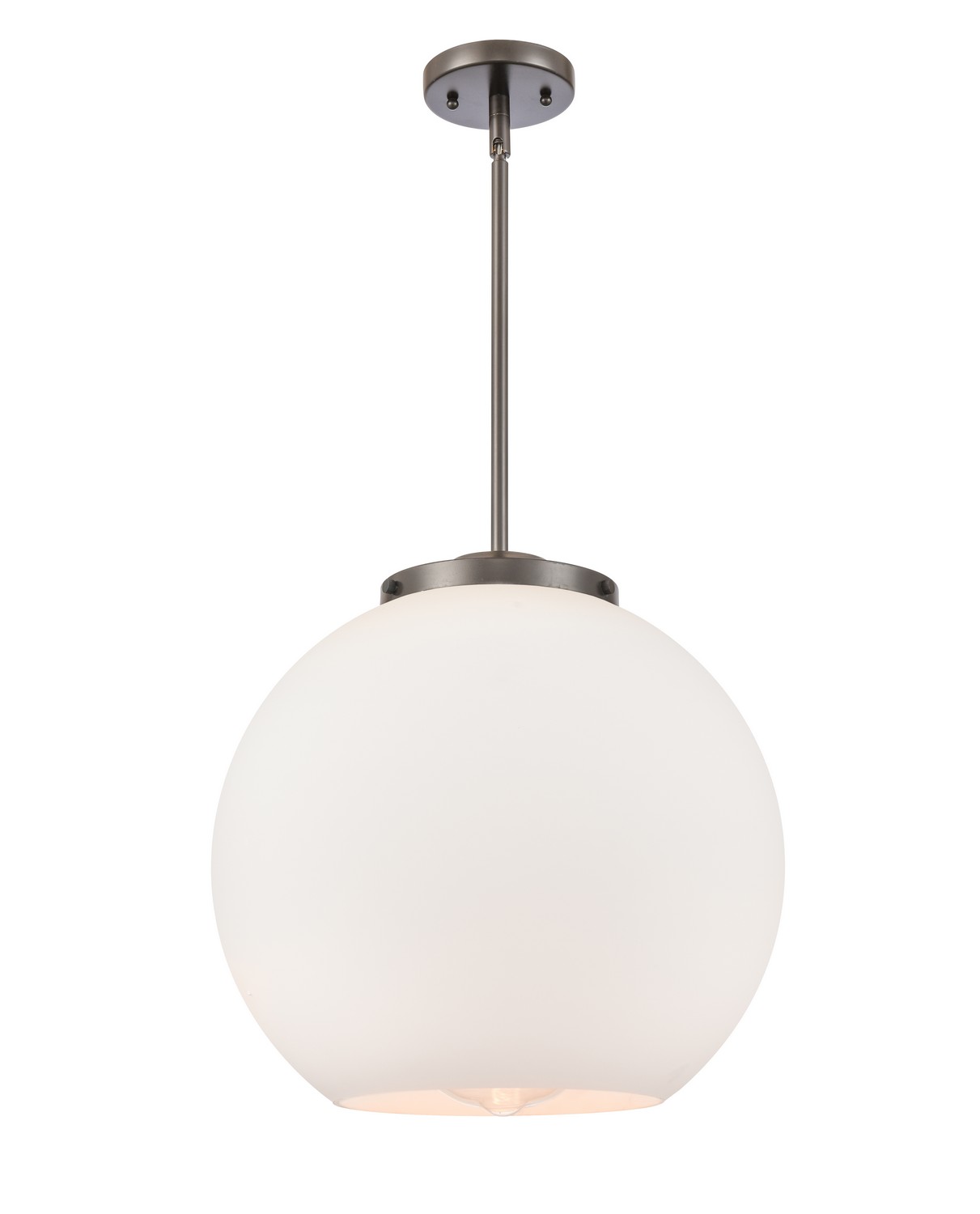 One Light Pendant by Innovations - Essex Collection, Oil Rubbed Bronze Finish - 221-1S-OB-G121-16