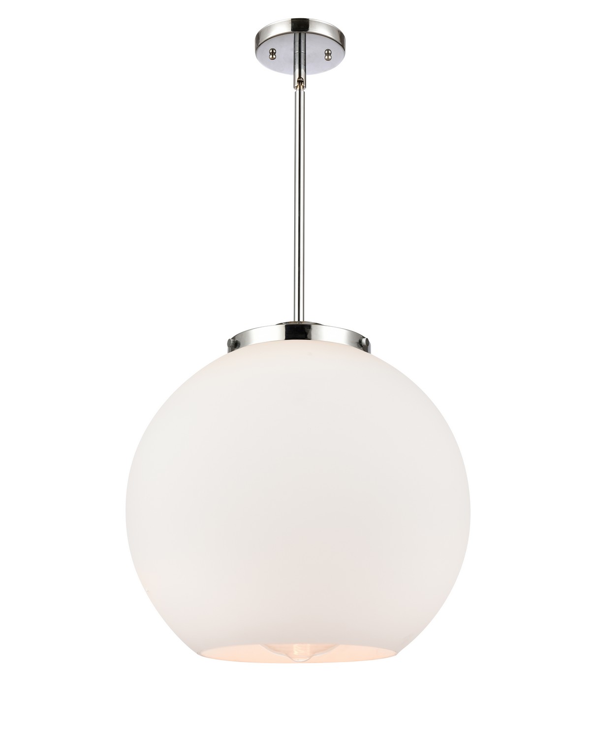 One Light Pendant by Innovations - Essex Collection, Polished Chrome Finish - 221-1S-PC-G121-16