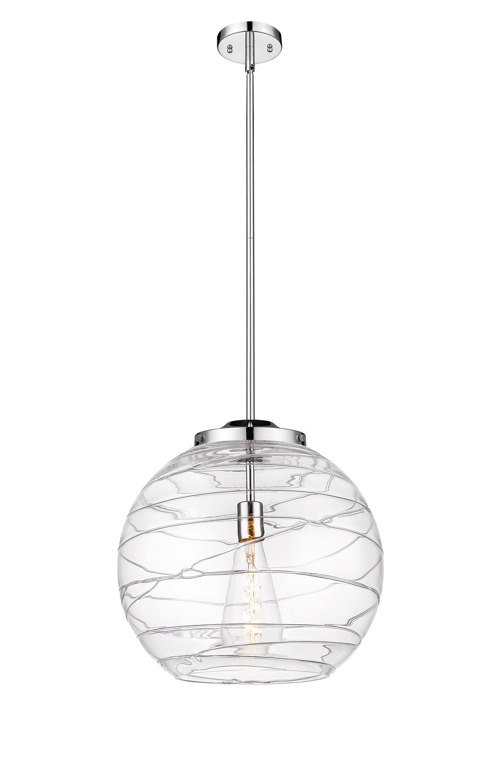 LED Pendant by Innovations - Essex Collection, Polished Chrome Finish - 221-1S-PC-G1213-16-BB-95-LED