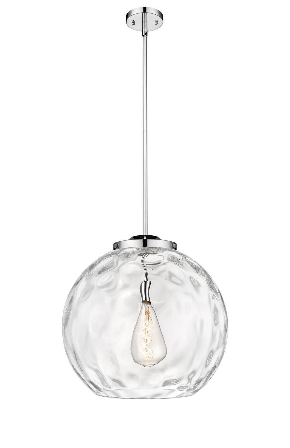 One Light Pendant by Innovations - Essex Collection, Polished Chrome Finish - 221-1S-PC-G1215-18