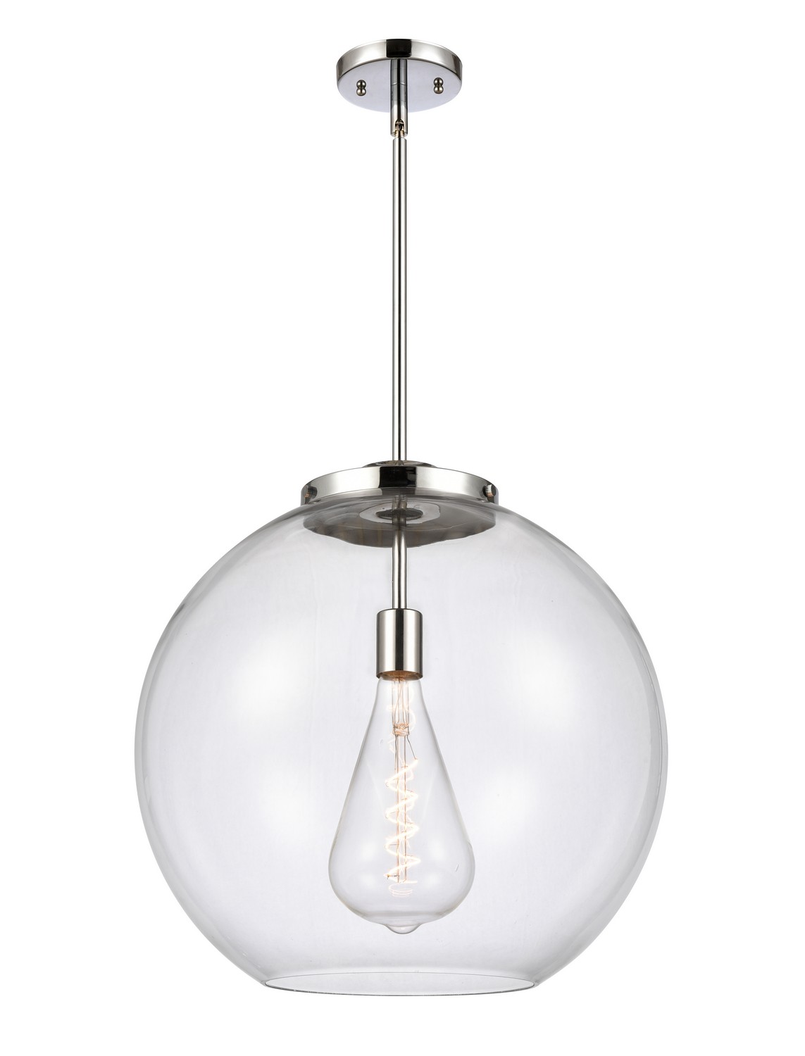 LED Pendant by Innovations - Essex Collection, Polished Chrome Finish - 221-1S-PC-G122-18-LED
