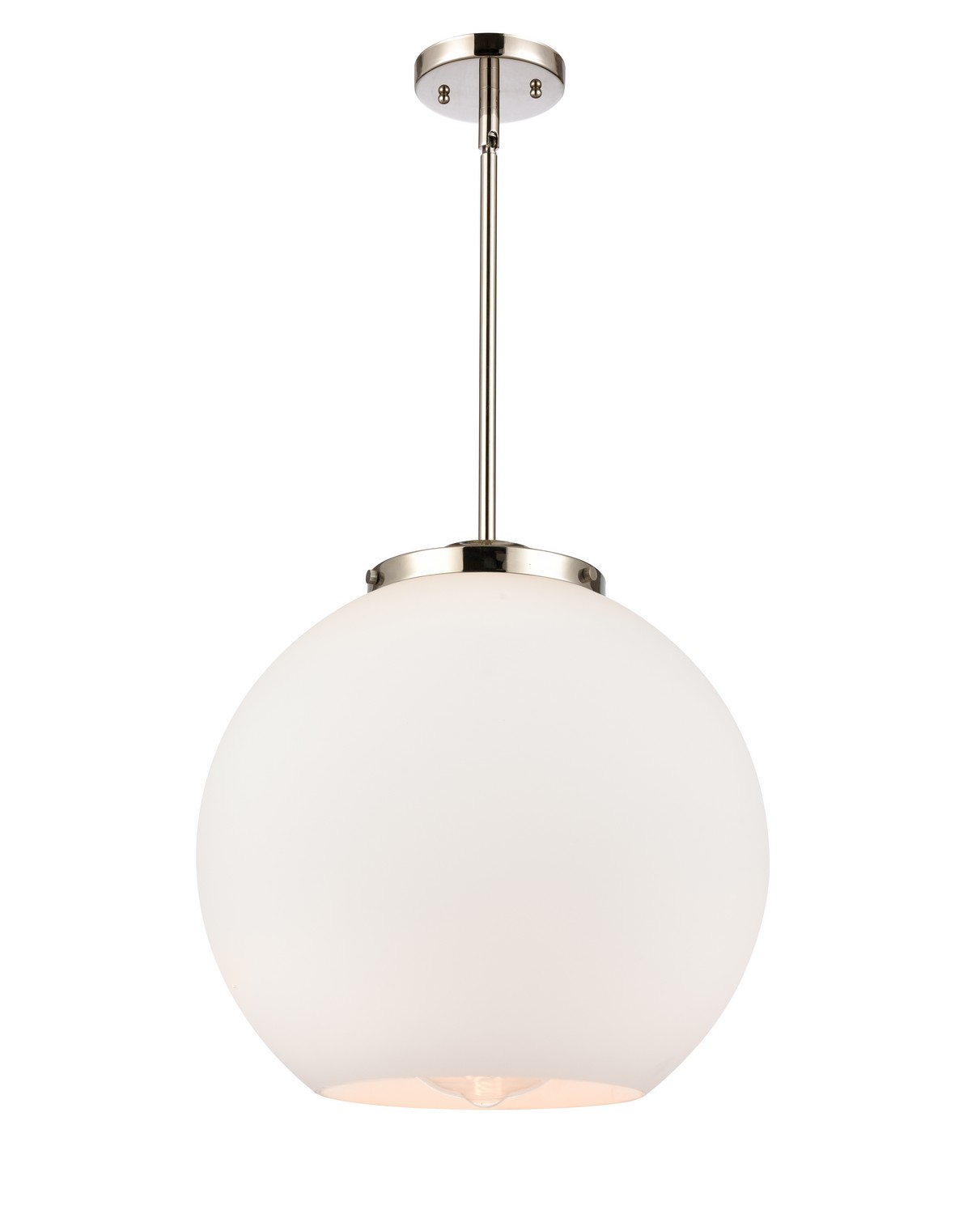 LED Pendant by Innovations - Essex Collection, Polished Nickel Finish - 221-1S-PN-G121-16-LED