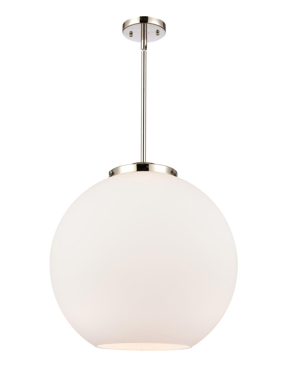 One Light Pendant by Innovations - Essex Collection, Polished Nickel Finish - 221-1S-PN-G121-18