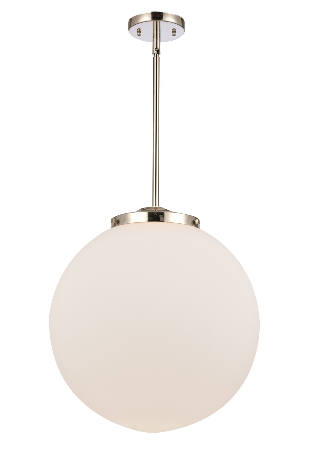 LED Pendant by Innovations - Essex Collection, Polished Nickel Finish - 221-1S-PN-G201-16-LED