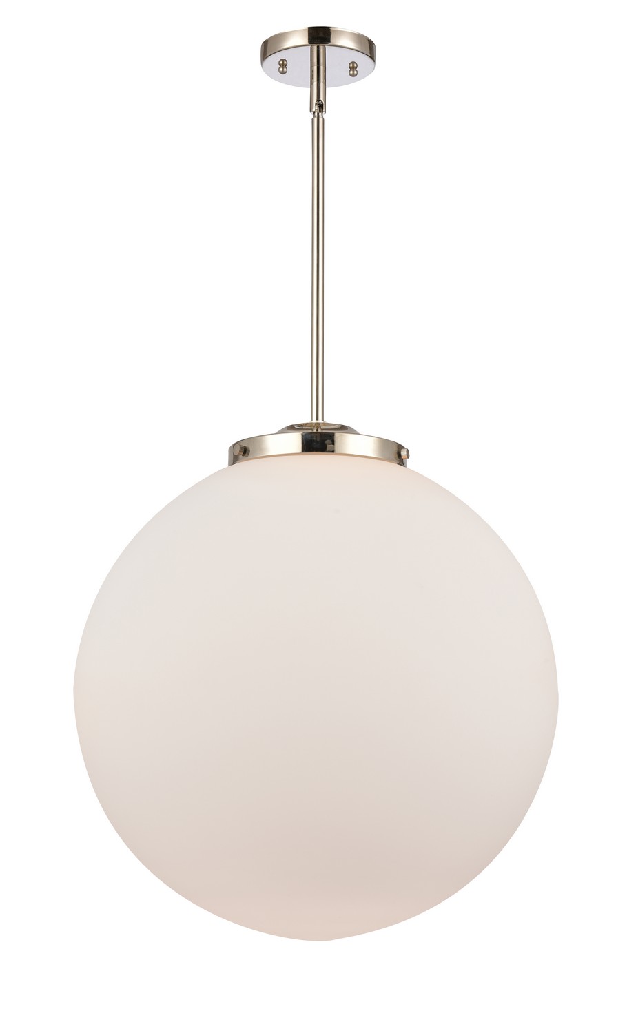 One Light Pendant by Innovations - Essex Collection, Polished Nickel Finish - 221-1S-PN-G201-18